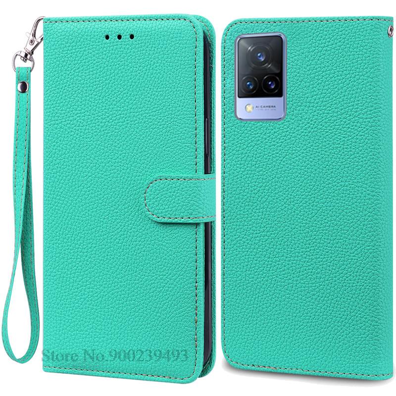 Для Vivo V21 чехол силиконовый кошелек раскладной телефон чехол для Vivo V2050 V2066 V2108 VivoV21 кожаный чехол Coque для Vivo V21 5G Fundas