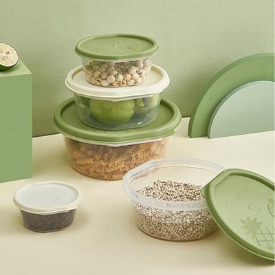 3 шт./компл., коробка для хранения продуктов питания, большая емкость, миска для хранения фруктов, еда, четкие бытовые принадлежности