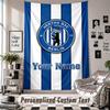 Wall Hanging Tapestry With Custom Name & Text, hertha bsc Decorative Tapestry For Bedroom