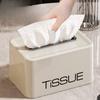 Paper Box Household Living Room Thickened with Spring Large Capacity Desktop Tissue Box
