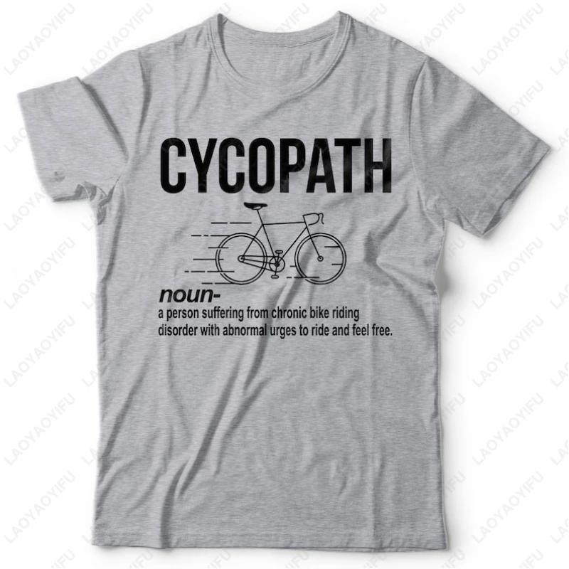 Bike Cycling Bicycle Riding Funny Cotton Tees Unisex Women Simple Casual Style Fashion Tshirt Creative All Match Comfortable Tops