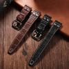 Оригинальный кожаный ремешок для часов IWC Pilot Мужской Женский Браслет из коровьей кожи Водонепроницаемый 20 мм 21 мм 22 мм Запасной ремешок