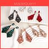 Fashion Alloy Water Drop Earrings For Women With Retro Luxe Design For Dinner Parties