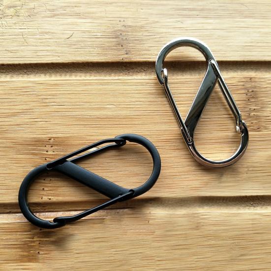 8 Shape Buckle Keychain Outdoor Camping Climbing Fast Hanging Hook Latch Hooks