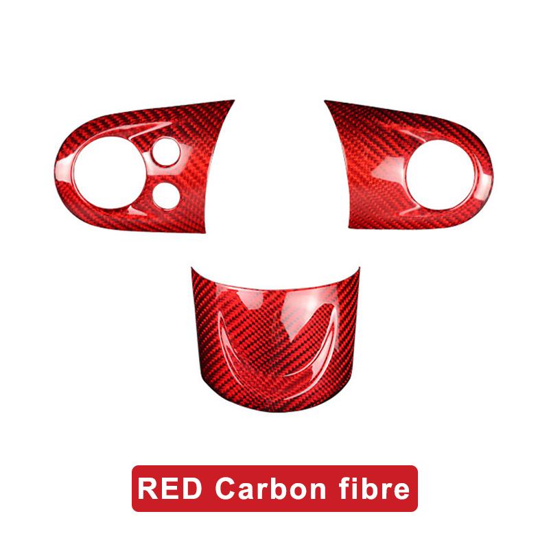 Car Interior Modification Steering Wheel Carbon Fibre Sticker For MINI ONE Cooper S JCW R55 R56 R60 R61 R57 R58 R59  Accessories ulqch44