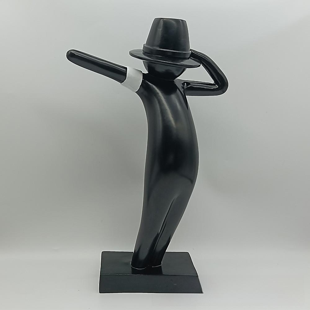 Элегантная Современная Смоляная Фигурка в Стиле Майкла Джексона для Стильного Декора