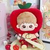 1 set Red Set 20cm Cotton Doll Clothes Tomato Skirt Plush Doll Clothes  Doll Accessories
