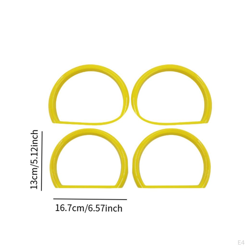 4 шт. Крышка абажура фары, обрамление для автомобильной фары, фара