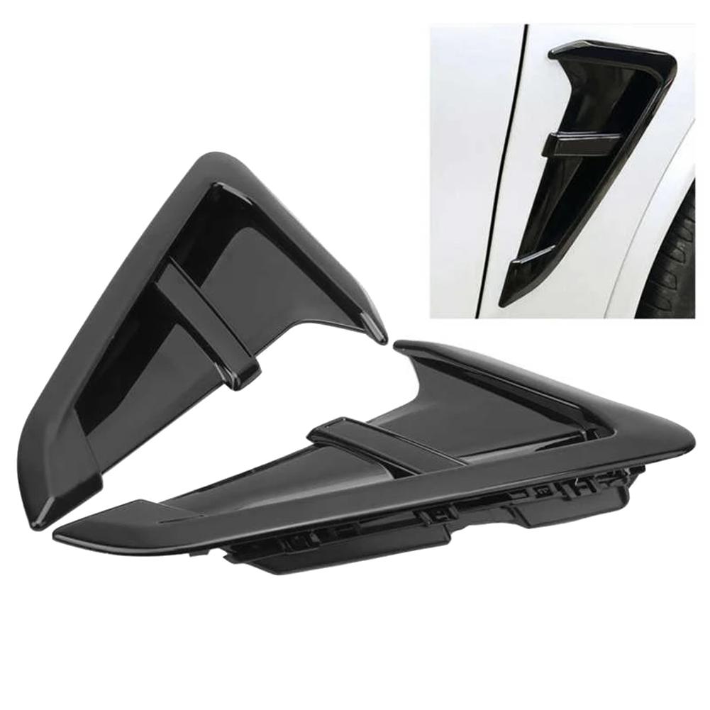 2Pcs Car Side Fender Air Vents Grille Trim Fit for BMW X3 X4 G01 G02 X3M X4M 2018 2019 2020 2021