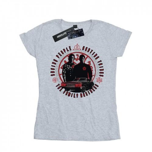 Supernatural Womens/Ladies Family Business Cotton T-Shirt