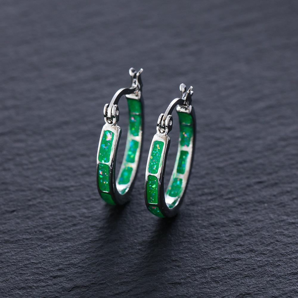 Fashion Jewellery Healthy Stimulation Acupoint Gallstone Earrings Weight Loss Hoop Slimming Earring