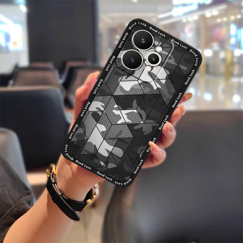 Роскошный чехол с аниме-девушкой для OPPO Realme15 Pro 5G - Однотонный, Молодежный дизайн, Зарубежная версия