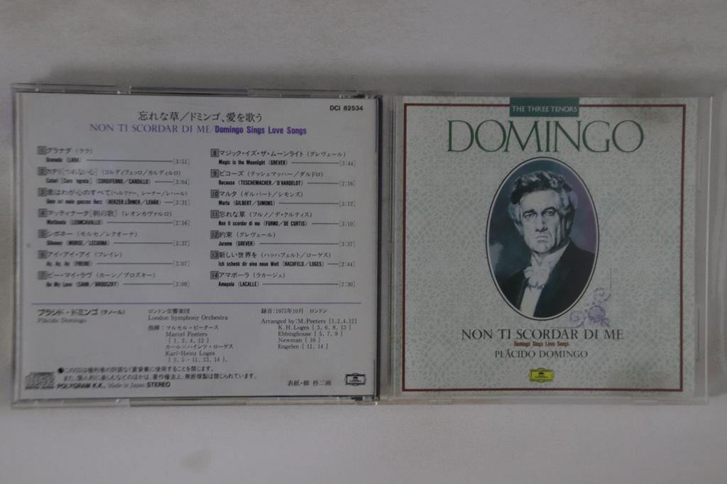 CD ПЛАСИДО ДОМИНГО - Wasurena Kusa DCI82534 POLYGRAM 1976 Япония Классика Б/У