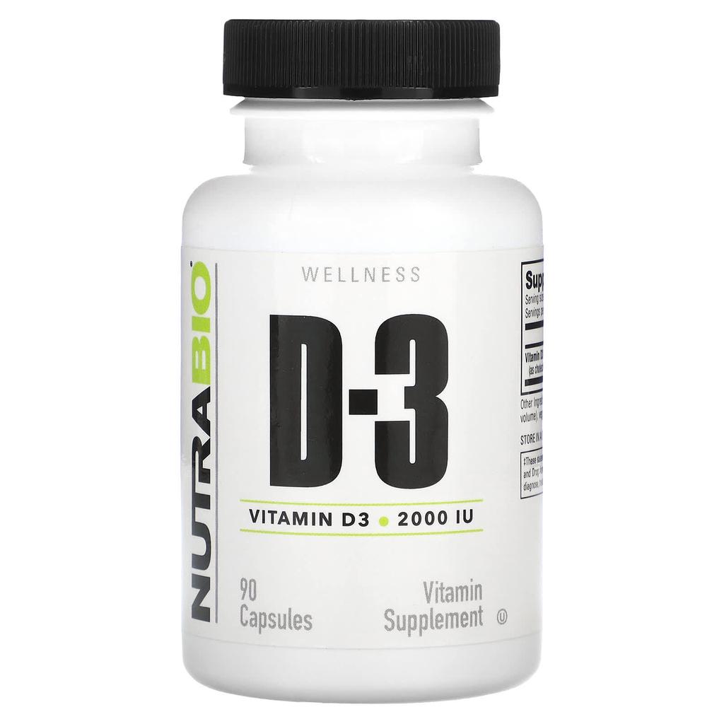 Vitamin D3, 50Mcg (2,000Iu), 90 Capsules