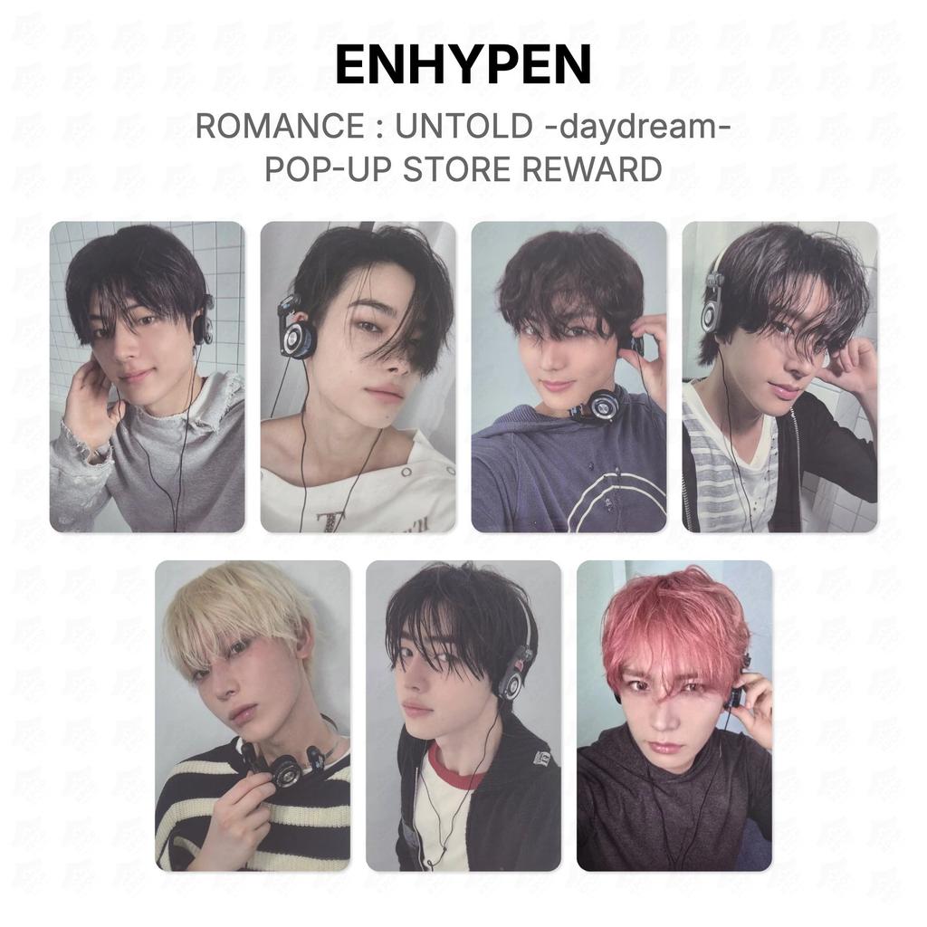 ENHYPEN РОМАНТИКА : UNTOLD -daydream- POP-UP STORE ПОДАРОК Официальная фотокарточка