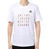 adidas Спортивная футболка с коротким рукавом и принтом 8-Bit Player, мужские топы белого цвета GL2001