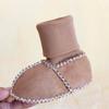 Soft Baby Warm Boots Sheepskin Wool Sewn Indoor Walking Socks Cute Anti-slip Footwear