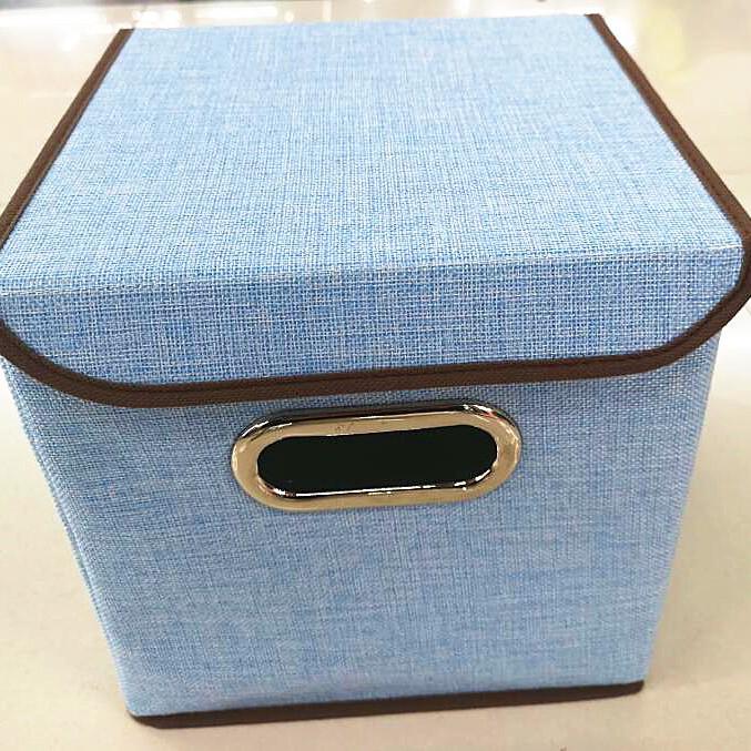 Ящик для хранения одежды: Ткань из хлопка и льна, для шкафа-купе