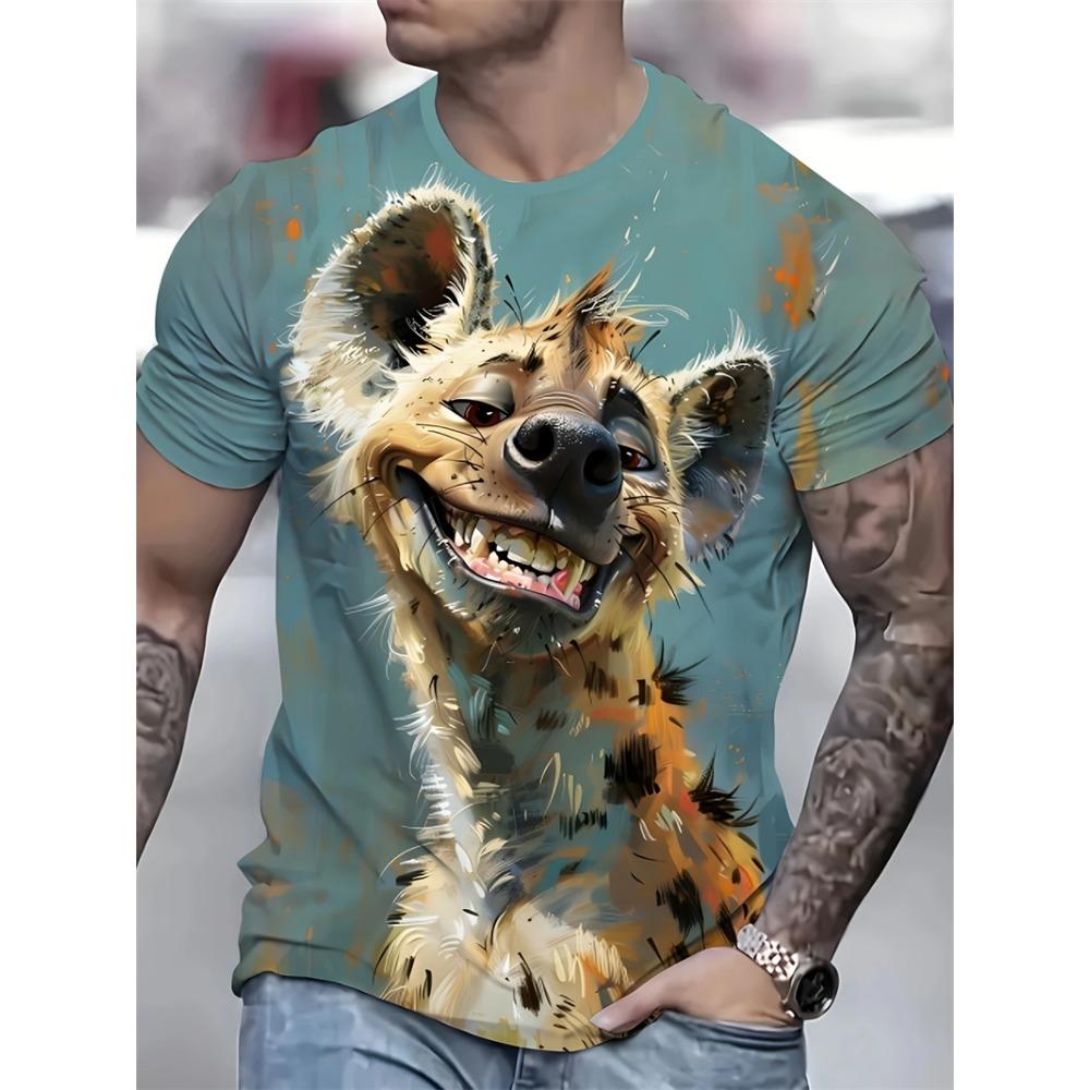 Summer Funny T Shirt For Kids Cartoon Animal Print Casual Short Sleeve Y2k T Shirt Boys Tees Top Outdoor Girl Streetwear Clothing
