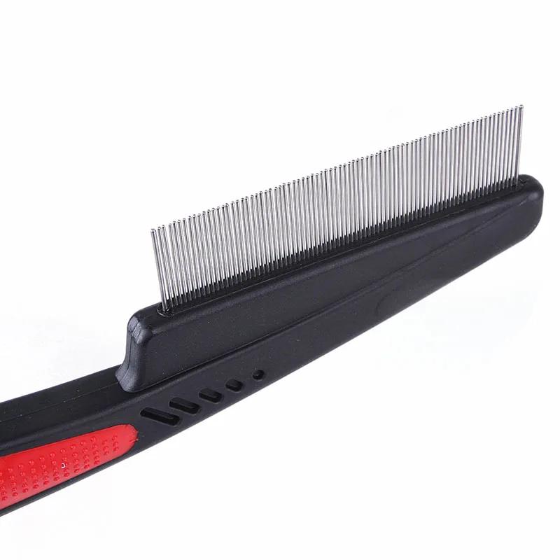 Pet Hair Shedding Comb Stainless Steel Flea Comb for Cat Dog Pet Comfort Flea Hair Grooming Comb Dog Cat Fur Removal Brush
