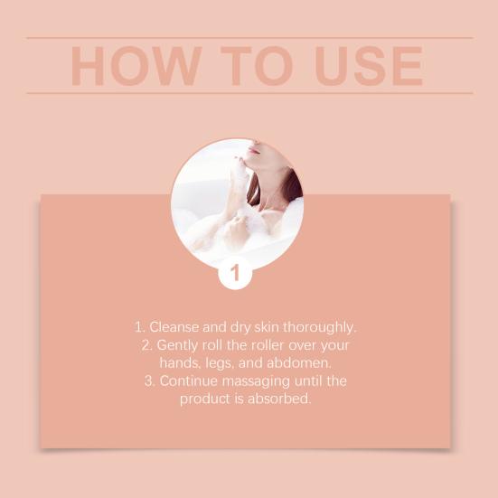 1/2/3 шт. 50 мл Органическое касторовое масло с роликом из розового кварца Дорожное питательное увлажняющее 1,7 жидких унции Чистое Extra Virgin Роликовое касторовое масло