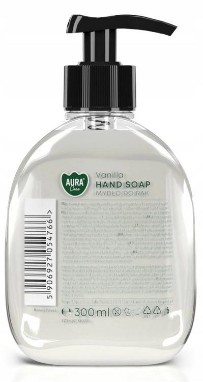 Aura Care Mydło Do Rąk Kremowe Wanilia 300 Ml Z Dozownikiem Ahs-001-003