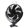 Wood Stove Fan Heat Powered Fireplace Fan with Protective Cover Aluminum Alloy Freestanding Wall Mount Manual 360 Degree Adjustment Angle