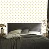 Heart Wallpaper White, Cream and Yellow 50x1000