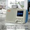 C10 Цифровое радио DAB/DAB+ FM, светодиодный динамик, портативный, громкая связь, MP3-плеер