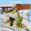 Cute Animal Plush Crocodile Doll With Pp Cotton Filling For Bag Decoration