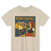 Portugal Retro Comic T-Shirt Unisex | Vintage European Pop Art Graphic Tee | Bold Portuguese Pride Shirt | Gift for Him or Her Travel Tee