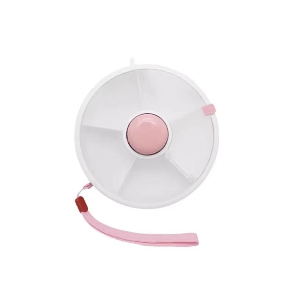 Вращающаяся подставка для закусок с 5 отделениями, портативный герметичный поднос для фруктов, коробка для конфет, контейнер для хранения закусок, детские закуски