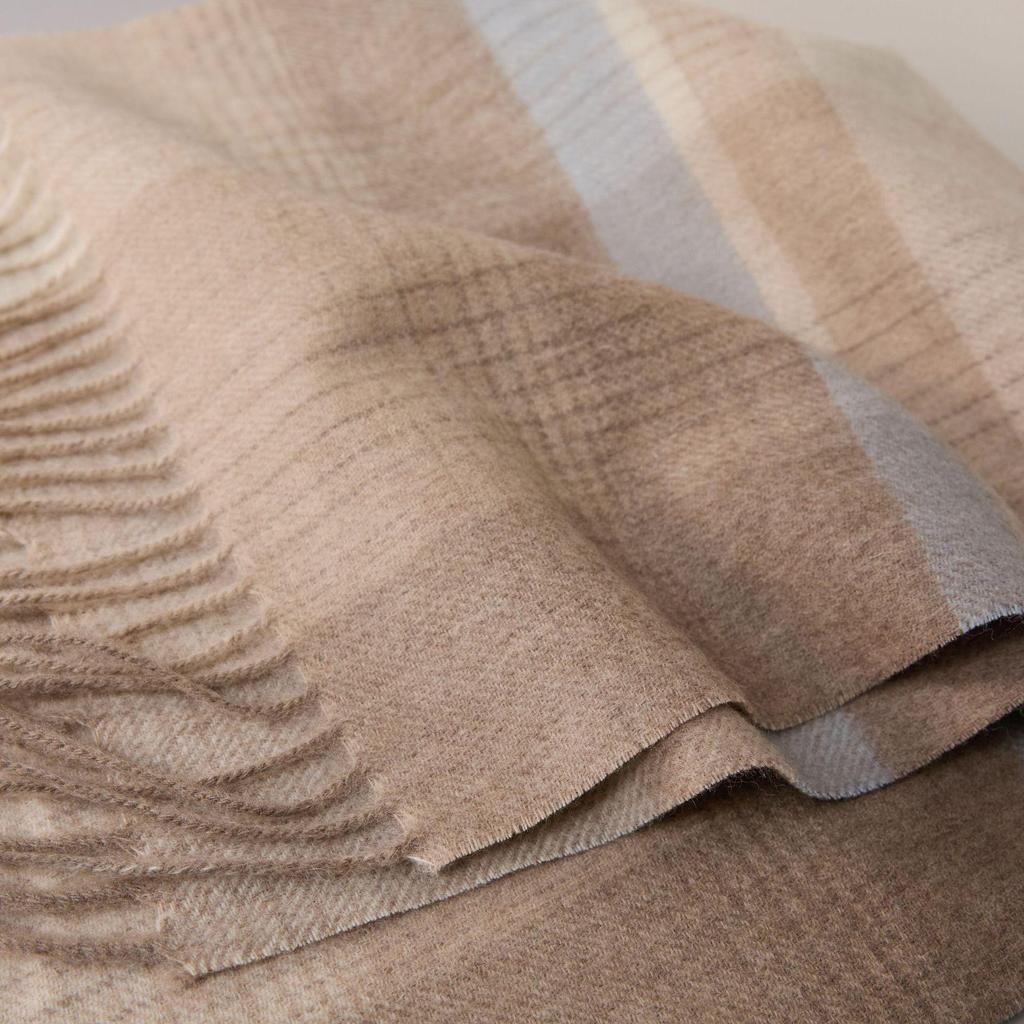 Warm Plaid Wool Scarf: Stylish British-Style Accessory for Men & Women, Perfect for Autumn & Winter