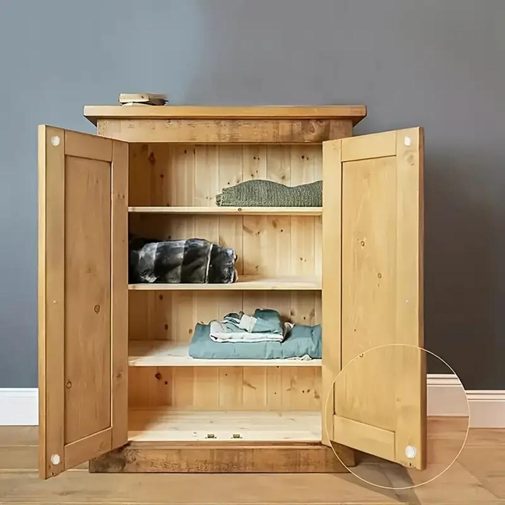 50Pcs/Sheet Rubber Silicone Anti-collision Particle Self Adhesive Transparent Furnitures Bumper Pad Door Cabinet Toilet Drawer