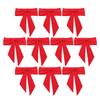 10pcs Chair Sashes Exquisite Reusable Chair Bows for Hotel Weddings Meetings Chair Decoration