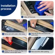 Car Interior TPU Protector Anti-scratch Film For BYD Dolphin EV 22-25 Auto Protective Transparent Anti-tear Stickers Accessories.