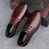 Luxury Brand Mens Casual Shoes Genuine Leather Men Bussiness Formal Shoes Fashion Designer Office Shoes Lace Up Oxford Footwear