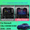 Для Renault Clio 4 BH98 KH98 2016 - 2019 Автомобильный Android Мультимедийный Стерео Радио Плеер GPS Навигация BT Carplay Android Auto Wifi