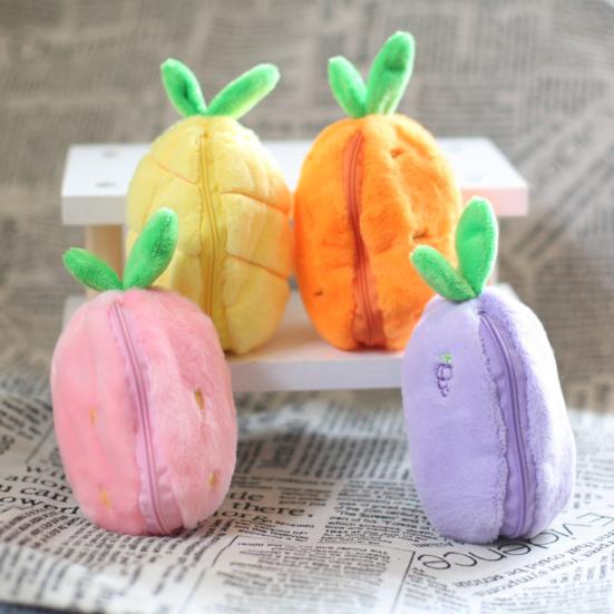 Dog Plush Plushies Ornament Cross-dressing Fruit Bunny Doll Pendant Fluffy Stuffed Animal Cartoon Anime Doll Keychain Accessories