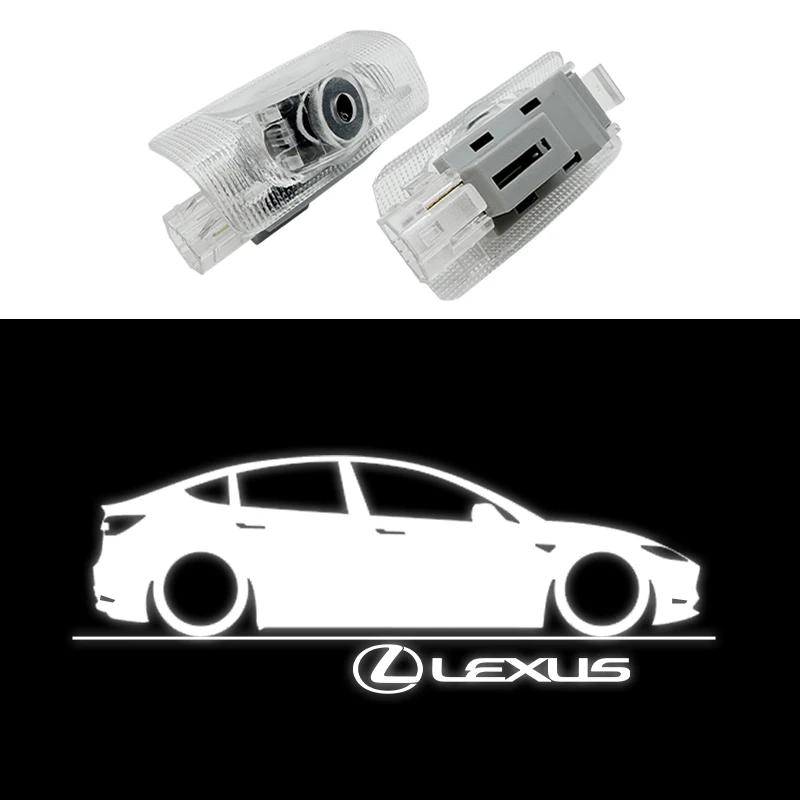 For Lexus F SPORT ES RX NX LS UX LM LX GX LC RZ IS CT GS RC HS SC TX LBX IS300 RX3 LED Car HD Door Welcome Ghost Shadow Light