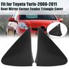 Угловая накладка крыла бокового зеркала (Левая и правая) Передняя часть для Toyota Yaris Хэтчбек 2008 года