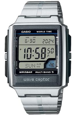 Часы Casio Серебристые Радиоуправляемые WV-59RD-1AJF Мужские
