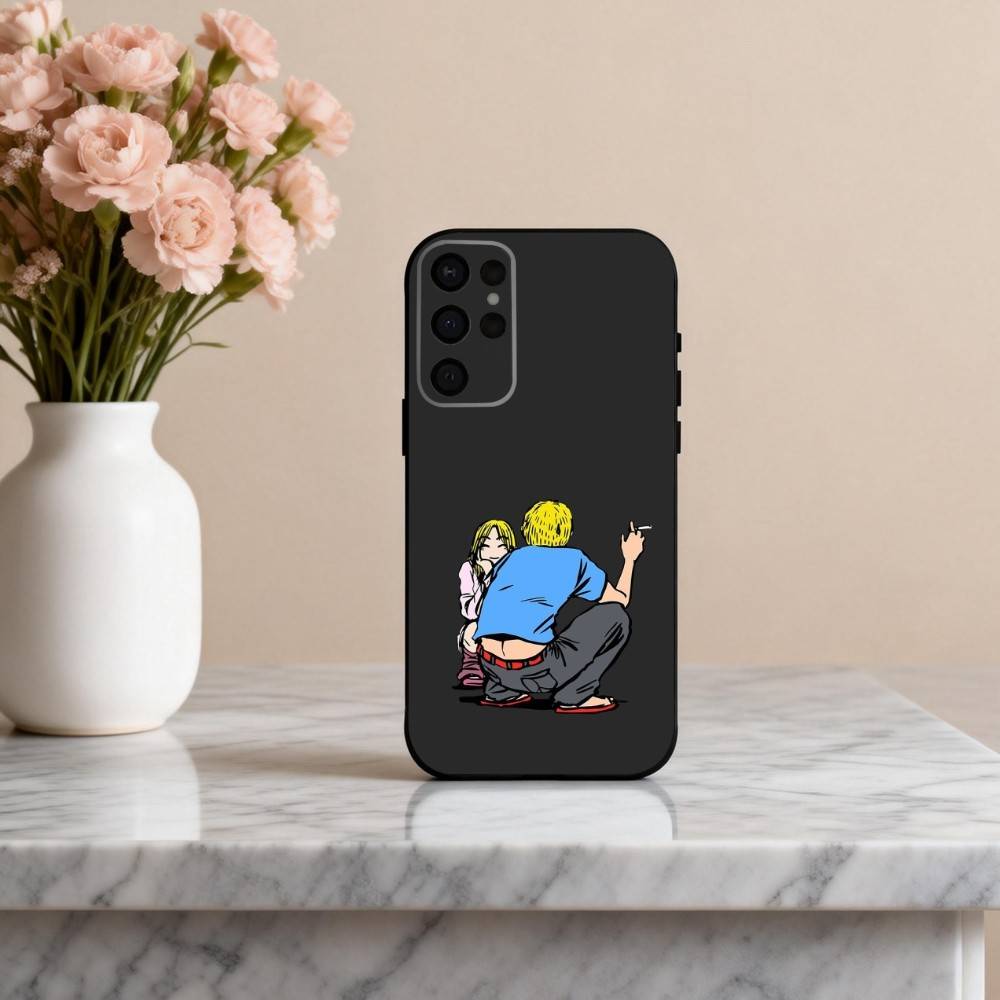 Чехол для телефона G-GTO-Onizuka T-Teacher-R для Samsung S25, S24, S21, S22, S23, S30, Ultra, S20, Plus, Другие Мягкий черный чехол