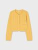 Tinknit Pocket Knit Jacket Cardigan_Yellow