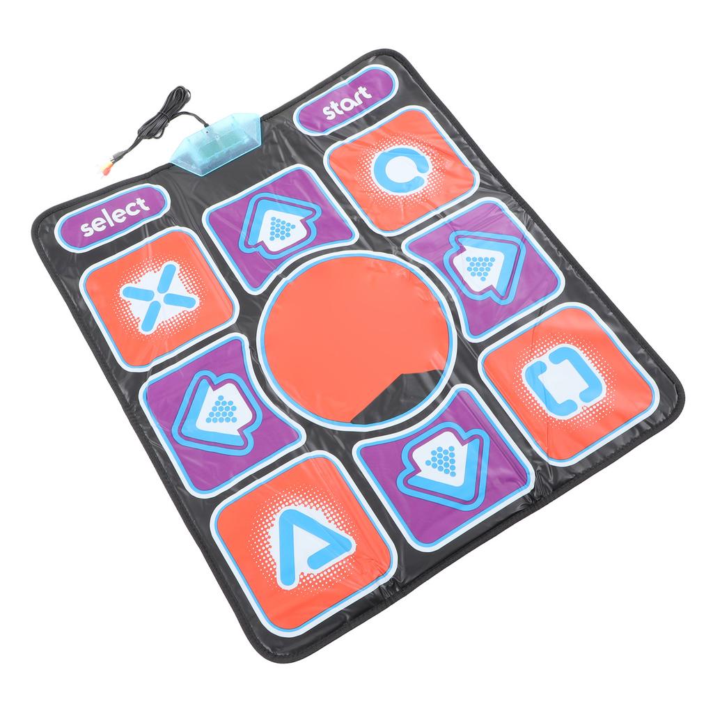 Танцевальный музыкальный коврик для одного человека, домашний ритм-степ-мат для игр, двойной объемный игровой коврик для