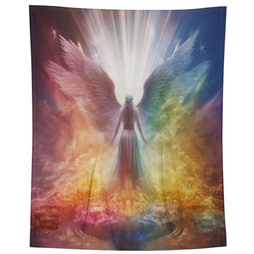 Angel Print Blanket Soft Comfortable Flannel Blanket Sheets Sofa Nap Blanket