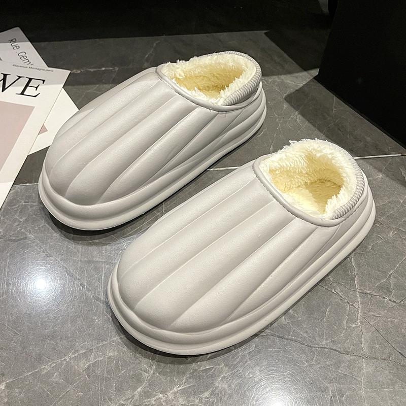 Модные тапочки, легкие, повседневные, на гибкой платформе, для пар, хлопковая обувь плюс бархат, сохраняющая тепло, модная, универсальная, рекомендуемая для активного отдыха