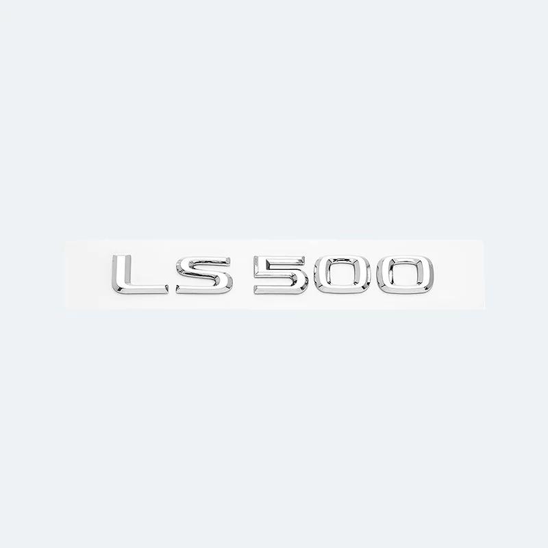 3D Chrome Glossy Black ABS Letters LS350 LS400 LS460 LS460L LS500 LS500h HYBRID Emblem For Lexus Car Trunk Logo Badge Sticker