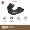 OPRO Капа спортивная каппа Сделано в Великобритании [Самоформуемая/Бронзовый уровень] [Официальный магазин] (Взрослый, Черный)