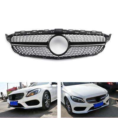 Новая передняя ромбовидная решетка для Benz W205 C-класса C250 C300 C400 2015-2018